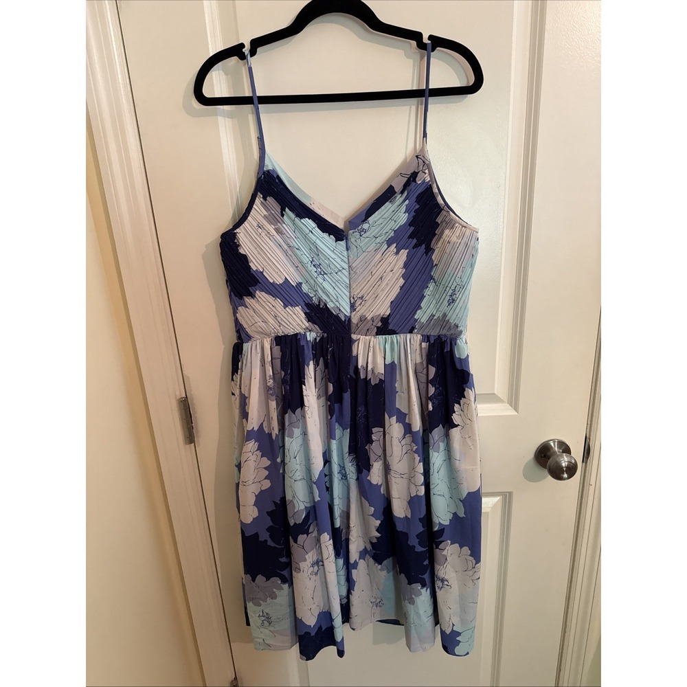New Banana Republic Strappy Crossover Vee Pocket Dress Women's Size 14 - Picture 4 of 7